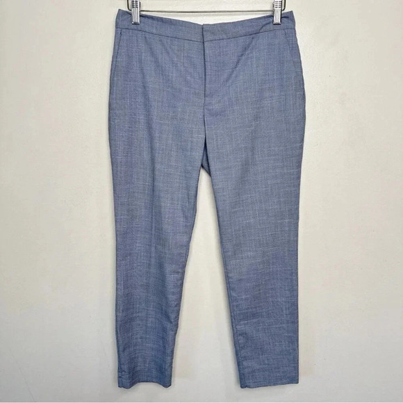Zara Womens 6 Ankle Navy Slim Career Trouser - Picture 2 of 12